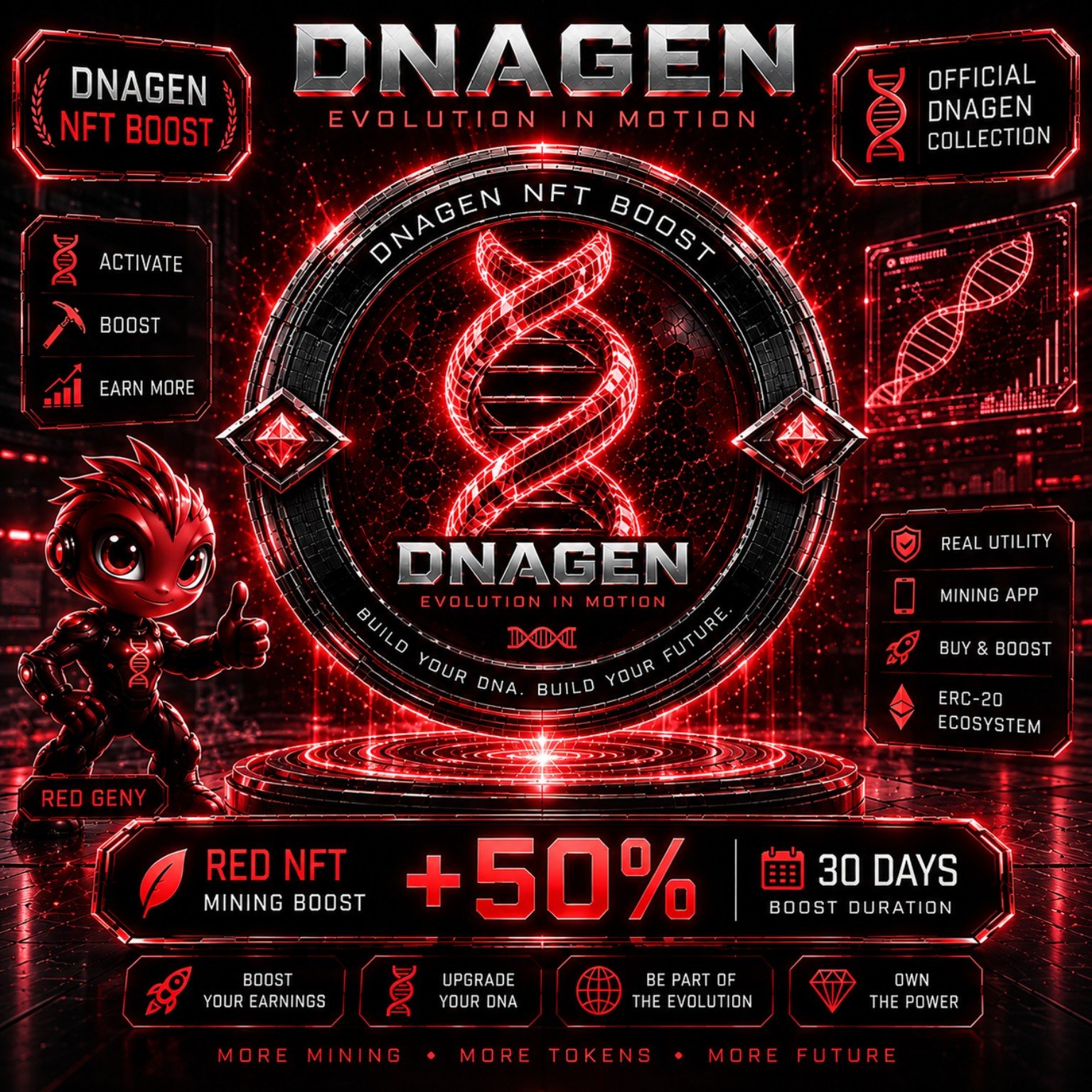 DNAGEN Red NFT Mining Boost